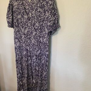 a new day Purple Floral Long Sleeve Dress